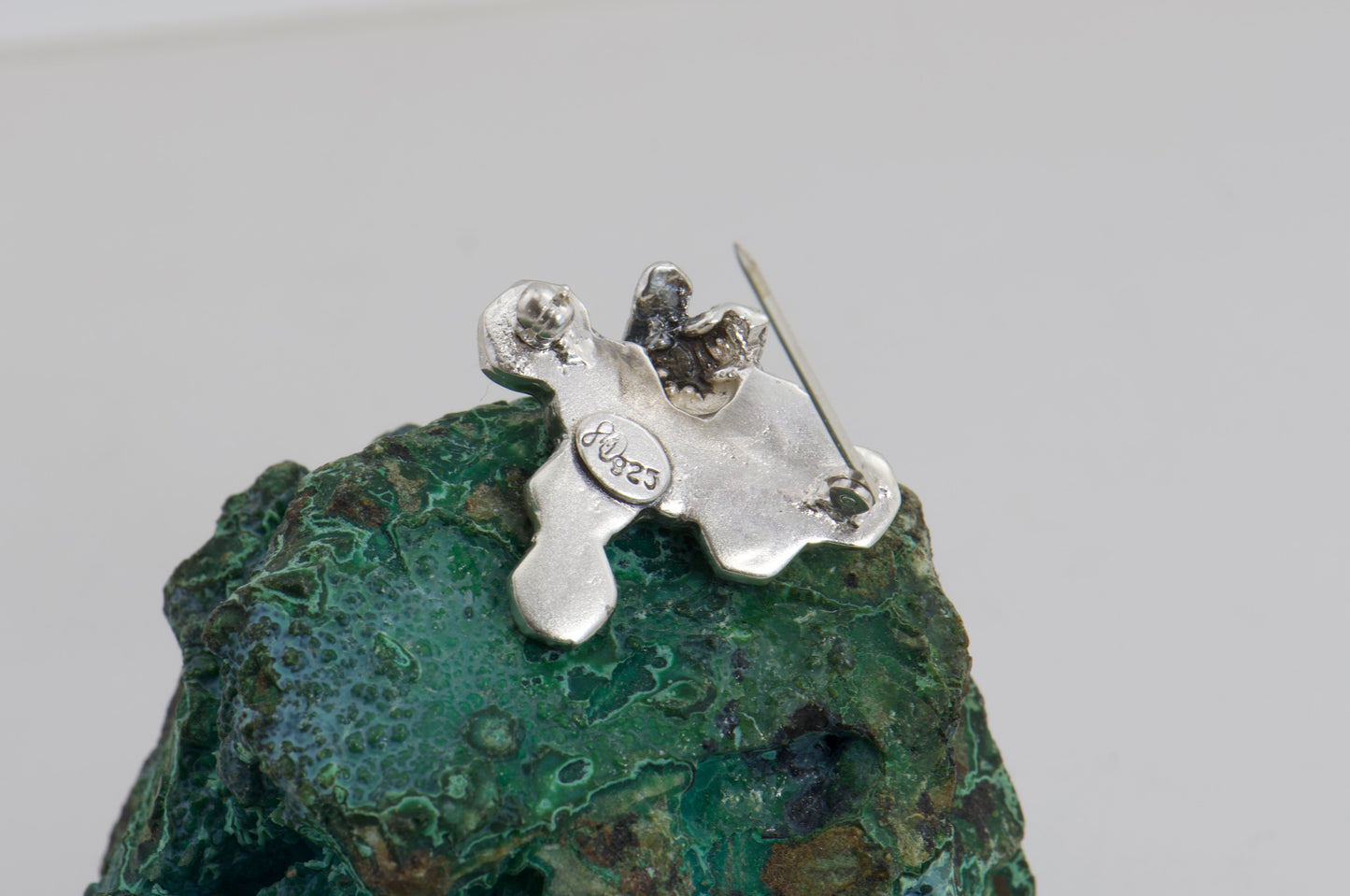 Honeycomb and Bee Pin