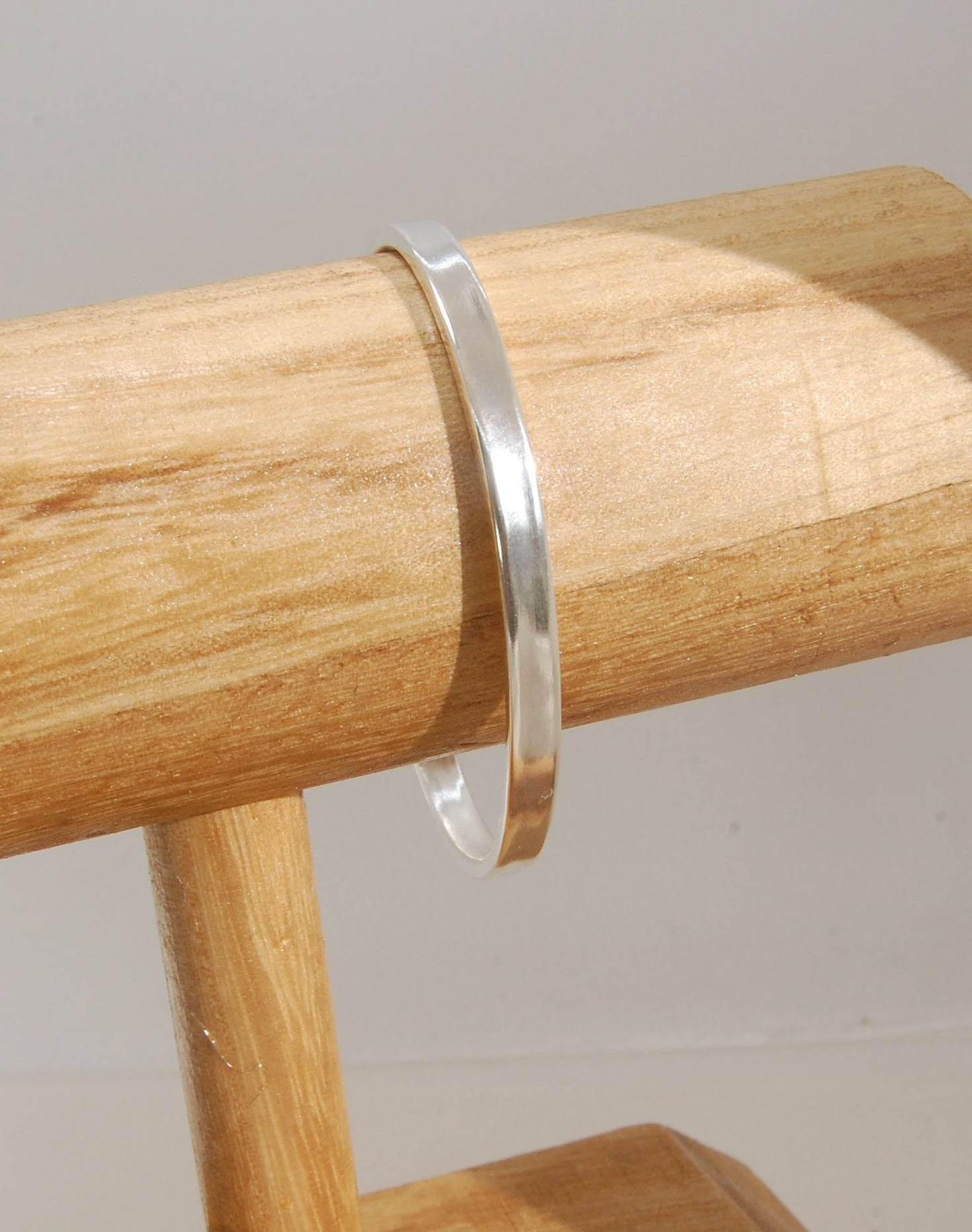 Solid Cuff Bracelet - Sterling SIlver This is a heavy, solid, sterling silver cuff with a brushed finish. A staple of any collection! This cuff bracelet has a nice weight and feels good on.First I pour an ingot of sterling silver, then I roll it out to a