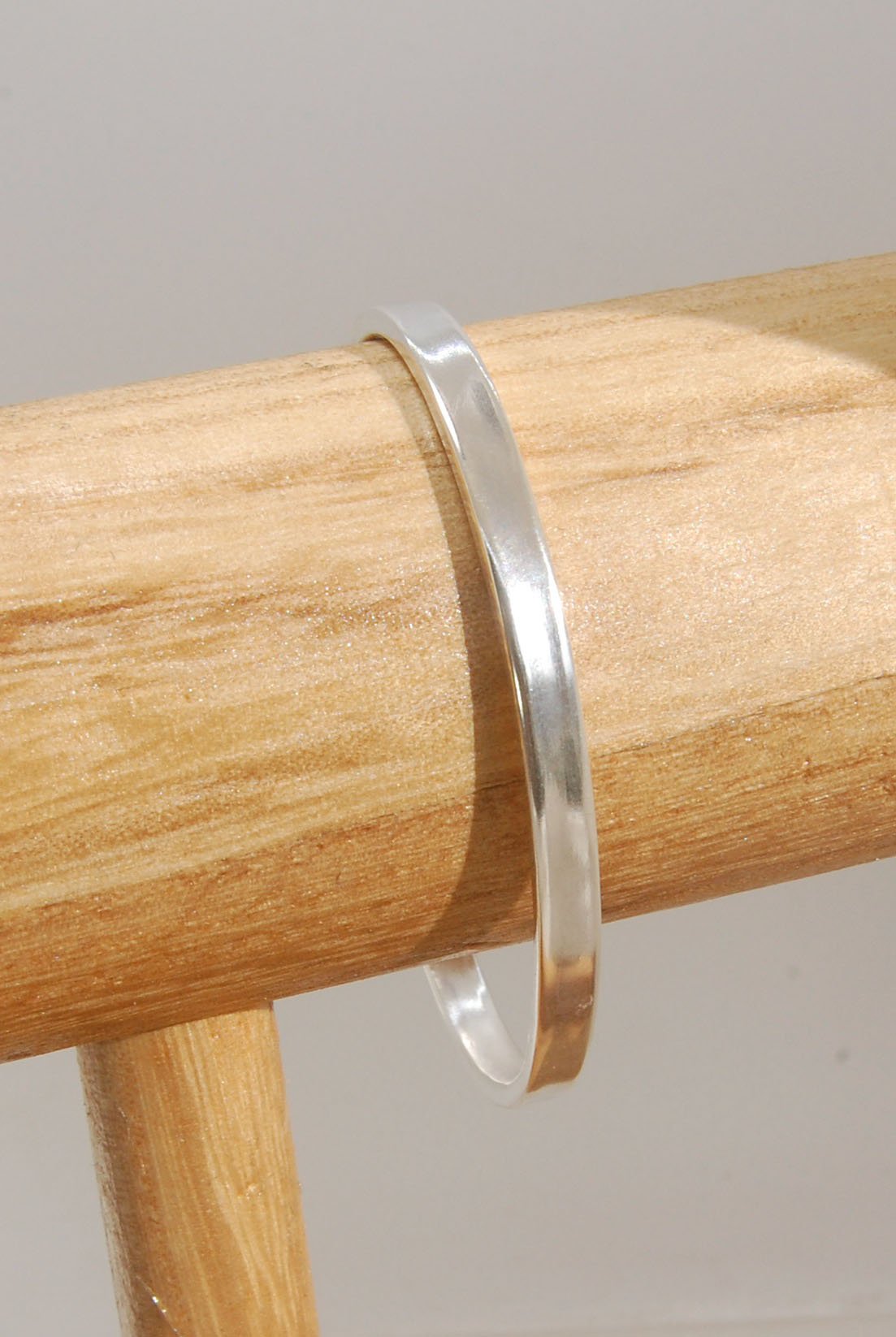 Solid Cuff Bracelet - Sterling SIlver This is a heavy, solid, sterling silver cuff with a brushed finish. A staple of any collection! This cuff bracelet has a nice weight and feels good on.First I pour an ingot of sterling silver, then I roll it out to a