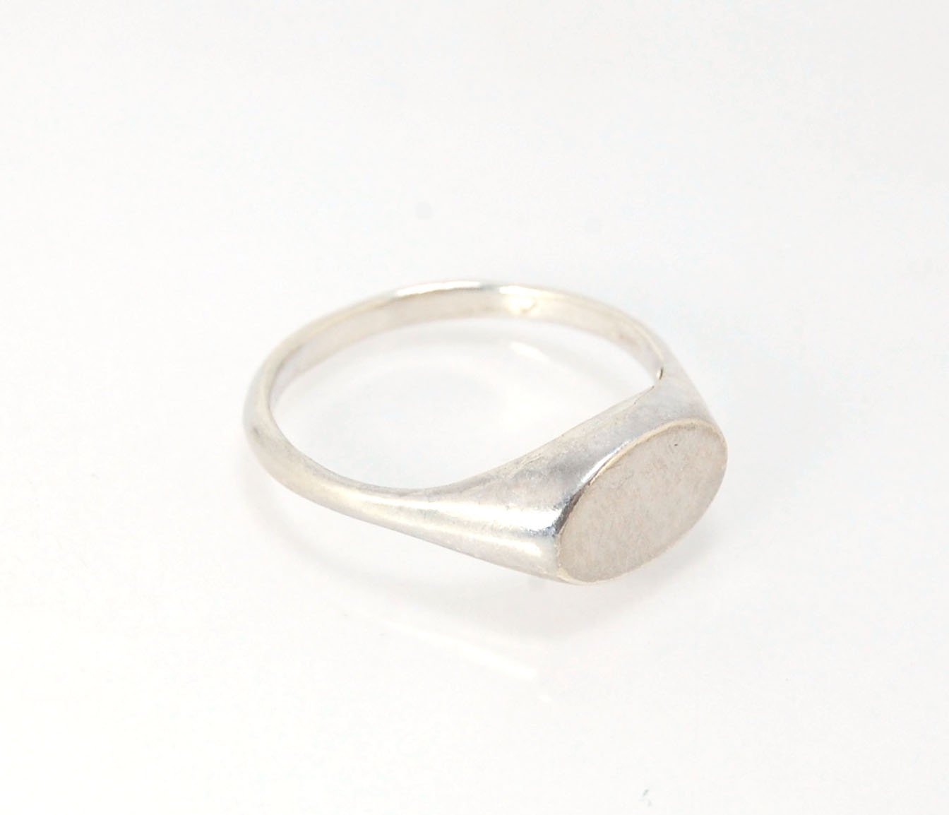 Sterling Silver Signet ring- Hand carved in wax and cast in Sterling Silver using the ancient lost wax technique, this graceful ladies signet ring is waiting for you!