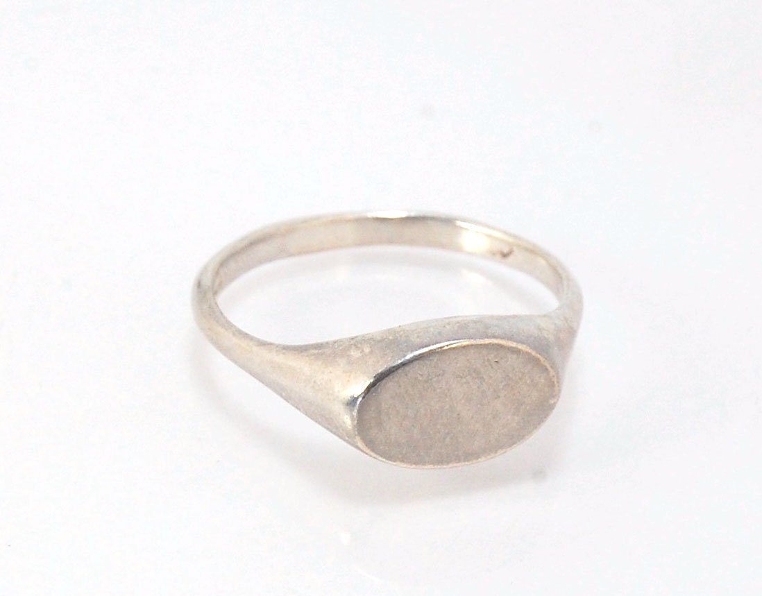 Sterling Silver Signet ring- Hand carved in wax and cast in Sterling Silver using the ancient lost wax technique, this graceful ladies signet ring is waiting for you!