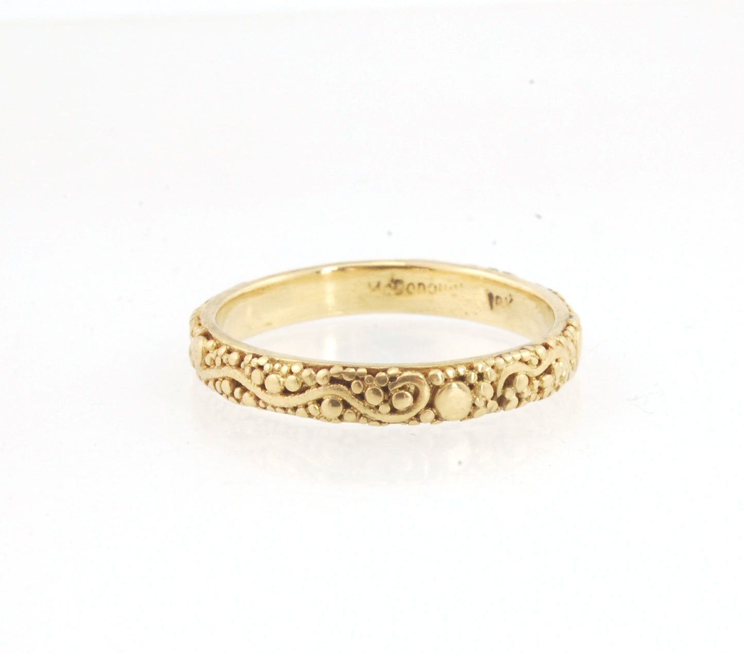 Starry Night Ring - 3mm - 18k Rich Yellow Gold or Fine Silver