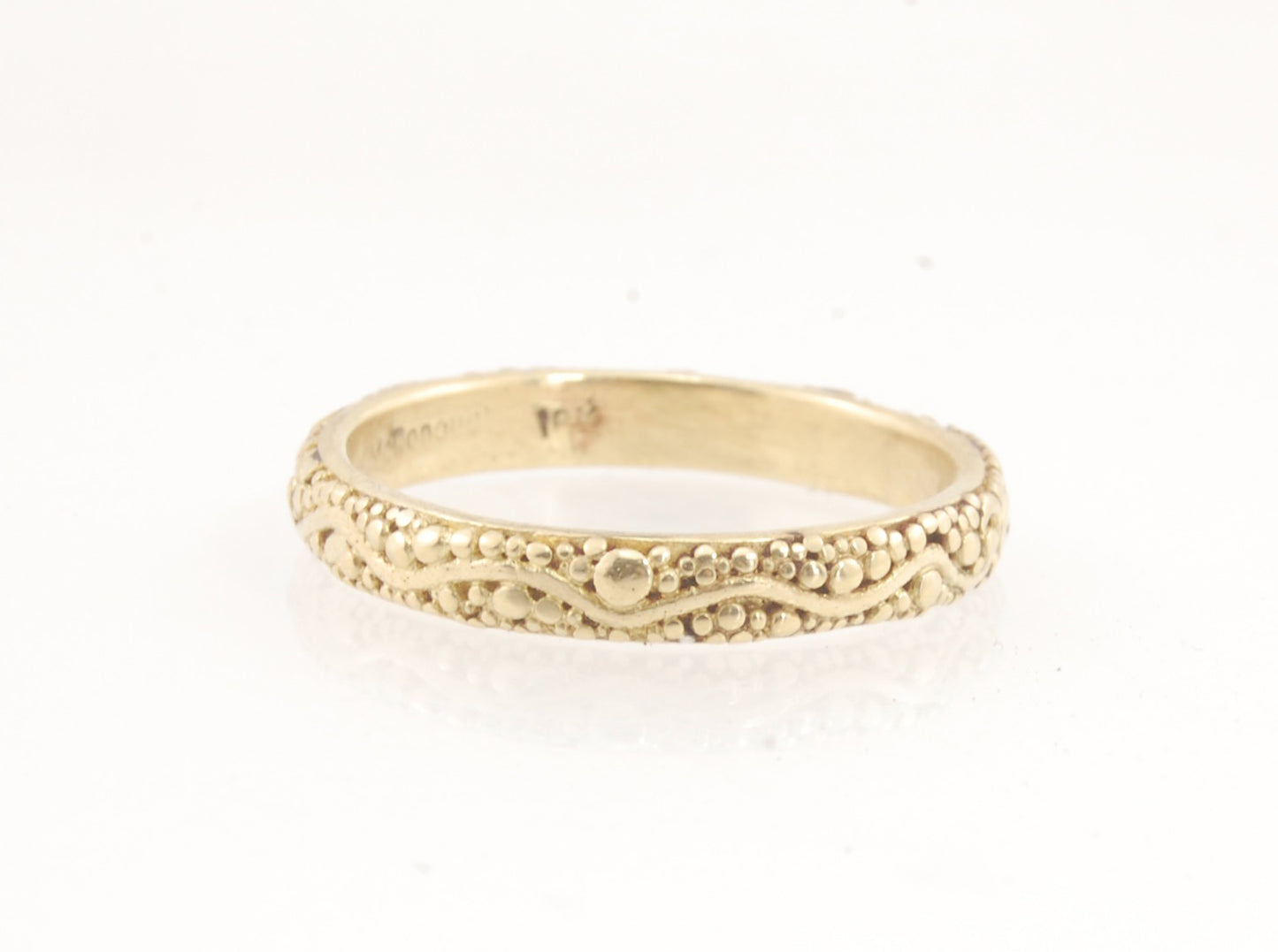 Starry Night Ring - 3mm - 18k Rich Yellow Gold or Fine Silver