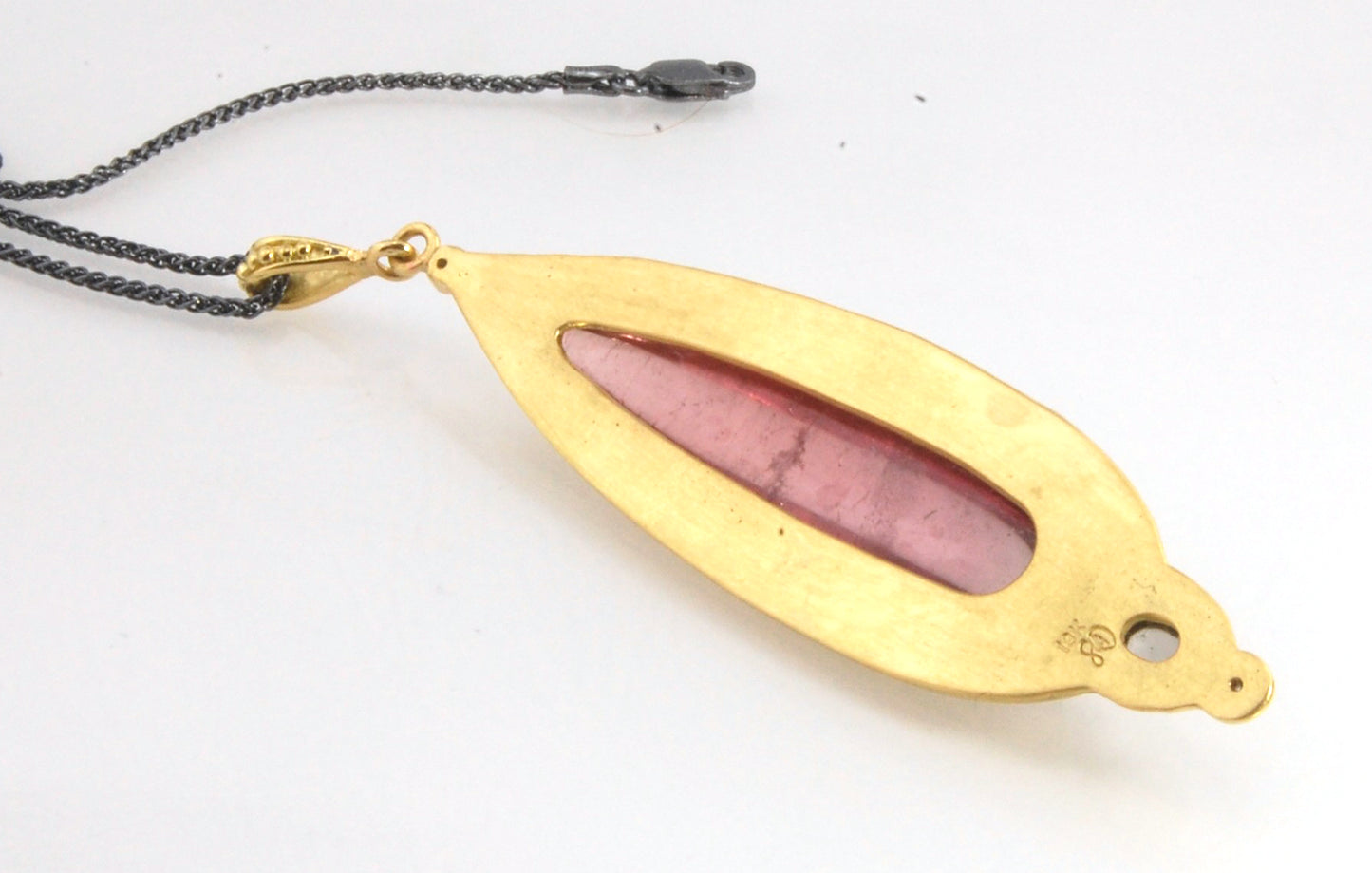 Tourmaline and Diamond 18k Gold Regal Amulet